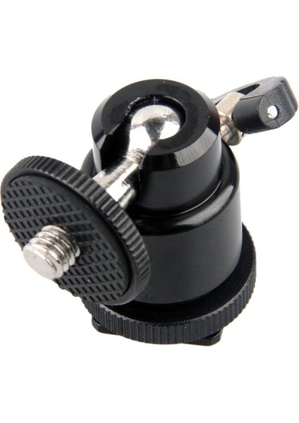 Alüminyum Alaşımlı Mini Top Kafa 1/4 "montaj Flaş Ayakkabısı ile Dslr Slr Dc Kamera Mini Dv Monitör Vb Için (Yurt Dışından)