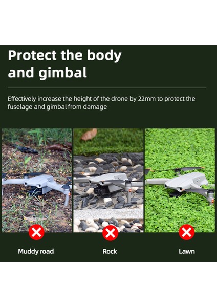 Mavic Air 2/air 2s Drone Aksesuarları Katlanabilir Iniş Takımı Yükseklik Genişletici Uzun Bacak Ayak Koruyucu Standı (Yurt Dışından) indirimleri
