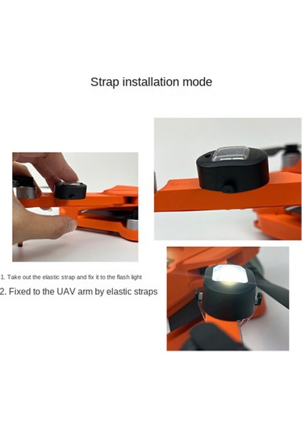 Adet Evrensel Flaşlı Uyarı Işığı USB Şarj Edilebilir LED Acil Durum Işıkları Drone Gece Flaş Lambası Motosiklet (Yurt Dışından) modelleri