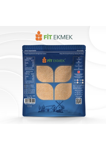 Fit Yulaf Lavaş Ekmeği 300GR X3 Adet