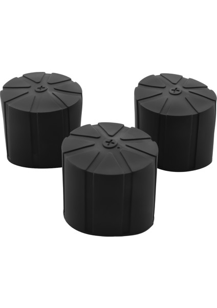 3 Adet Su Geçirmez Silikon Evrensel Lens Kapağı Kapağı 65-90MM Dslr Kamera Lensleri Için (Yurt Dışından)