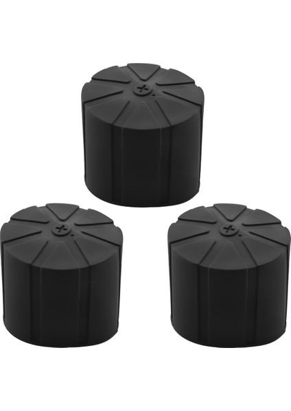 3 Adet Su Geçirmez Silikon Evrensel Lens Kapağı Kapağı 65-90MM Dslr Kamera Lensleri Için (Yurt Dışından)