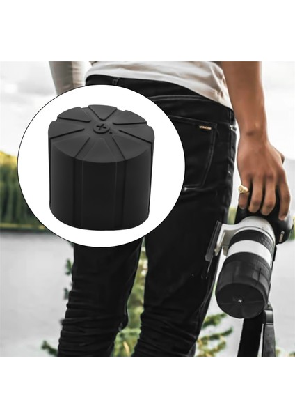 3 Adet Su Geçirmez Silikon Evrensel Lens Kapağı Kapağı 65-90MM Dslr Kamera Lensleri Için (Yurt Dışından)