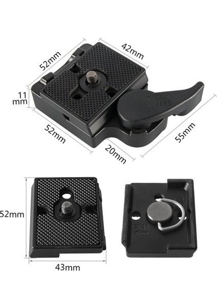 Hızlı Bırakma Kamera Kelepçesi 323 Tripod Kelepçe Hızlı Plaka Adaptörü Dslr Montaj Kelepçesi 200PL Manfrotto Dslrs Kamera Için Kelepçe (Yurt Dışından)