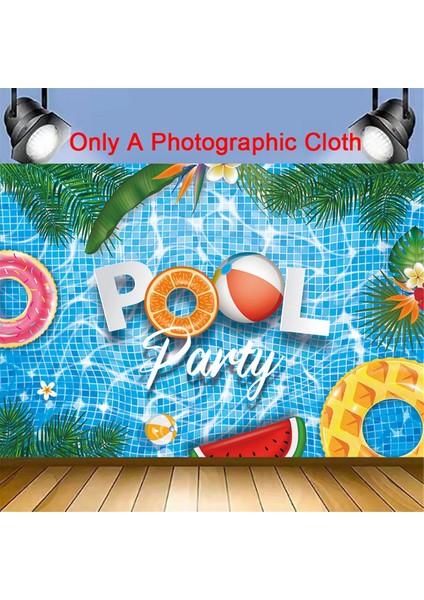 7X5FT/220X50CM Hawaii Yüzme Havuzu Temalı Arka Plan Kumaşı Fotoğrafçılık Çocuk Doğum Günü Fotoğraf Afişi Arka Planları (Yurt Dışından) fiyatları