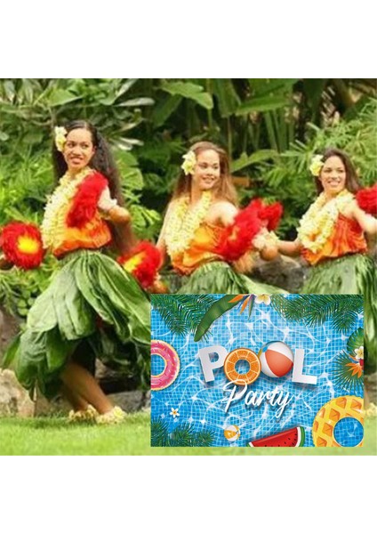 7X5FT/220X50CM Hawaii Yüzme Havuzu Temalı Arka Plan Kumaşı Fotoğrafçılık Çocuk Doğum Günü Fotoğraf Afişi Arka Planları (Yurt Dışından) indirimleri