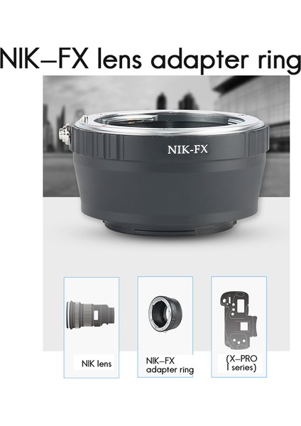 Nikon F-Mount'tan Fuji Micro-Single Xt4 Manuel Odaklamaya Aı-Fx Lens Adaptör Halkası (Yurt Dışından)