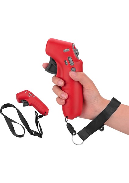 Djı Hareket Denetleyicisi Için 2 In 1 Silikon Kapak Boyun Askısı Djı Fpv Için Koruyucu Kılıf Anti-Kayıp Kordon, Kırmızı (Yurt Dışından) fiyatları