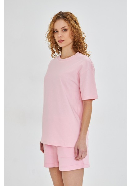 Kadın Konforlu %100 Pamuk Kısa Kollu Günlük Tişört fırsatları