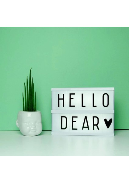 Sinematik Lightbox Dekorasyon Aydınlatma Aksesuarları (A5 Boyut) (4887)