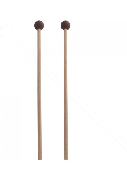 2 Ksilofon Mallet Çenesi Çok Amaçlı Kauçuk Baş Marimba Hammer (Yurt Dışından)