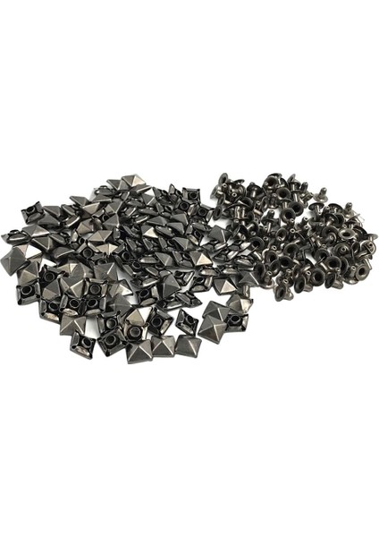 100 Set Kare Ir Perçin Saplamaları Aksesuarları 7mm (Yurt Dışından)