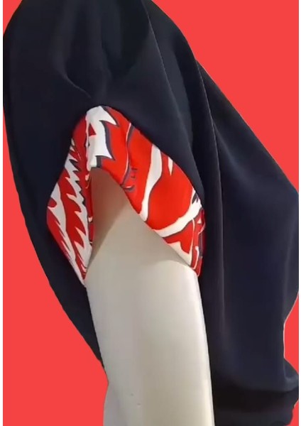 Lacivert Düşük Omuz Bluz