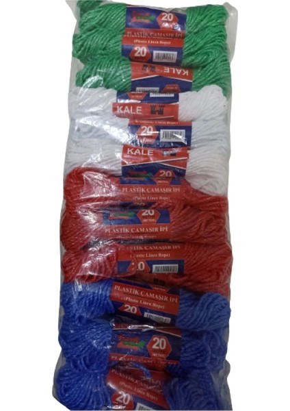 Kale Plastik Çamaşır Ipi 20 Metre 24 Adet (4887) fiyatları