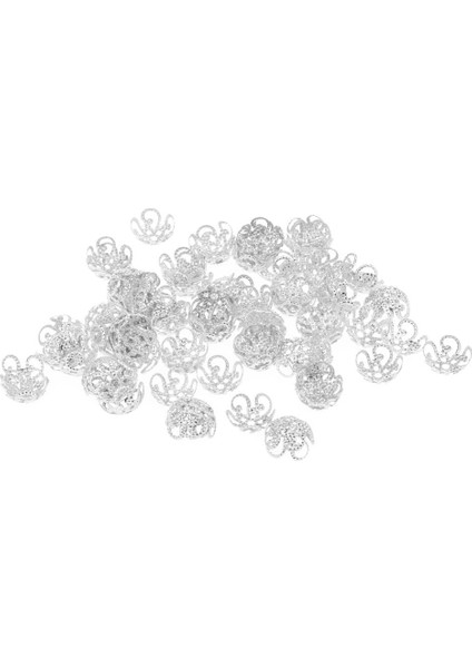 100PCS 10MM Vintage Ir Kaplama Çiçek Kapakları Takı Yapımı (Yurt Dışından)