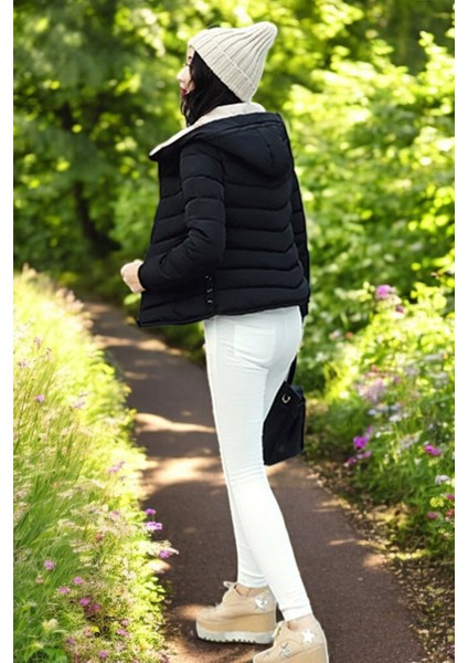 Kışlık Kısa Tarz Kadın Şişme Mont fırsatları