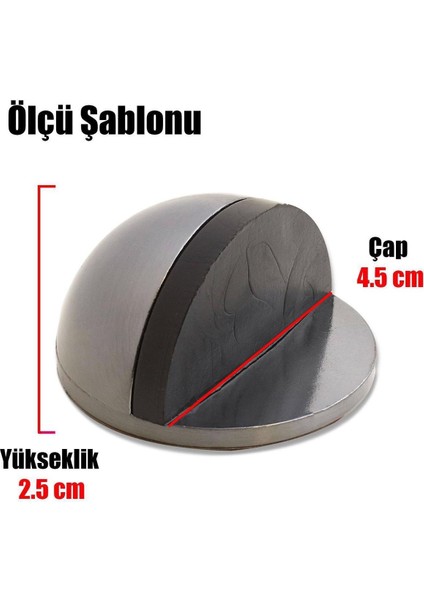 Yarımay Metal Yapışkanlı Kapı Stoperi Kapı Durdurucu Tutucu indirimleri