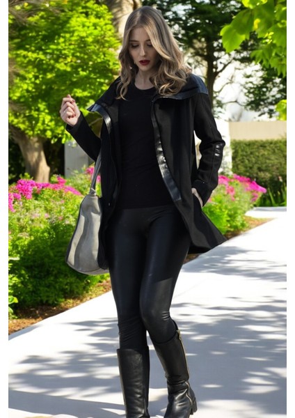 Kışlık Kaşmir Yaka Kaşe Kadın Kaban modelleri