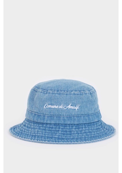 Kadın Nakışlı Bucket Şapka D9483AX25SM