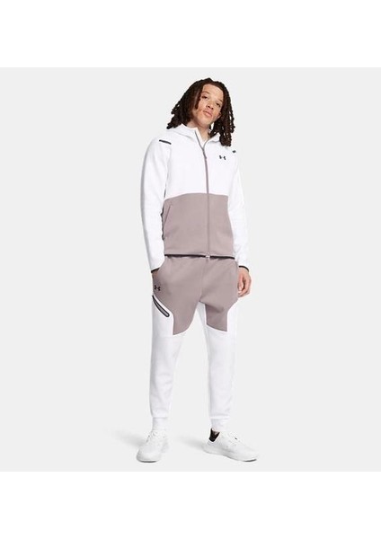 UA Unstoppable Flc FZ HD EU 1389352-015 Erkek Gri Spor Sweatshirt