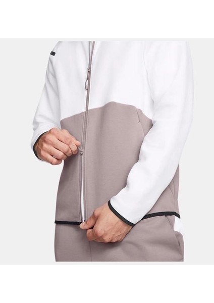 UA Unstoppable Flc FZ HD EU 1389352-015 Erkek Gri Spor Sweatshirt