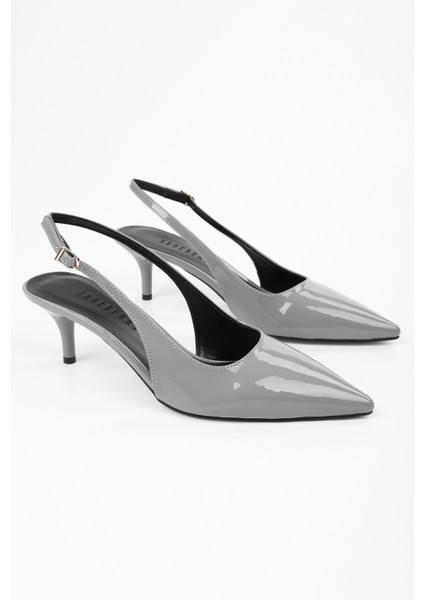 Kadın Estelle Gri Rugan Stiletto fırsatları