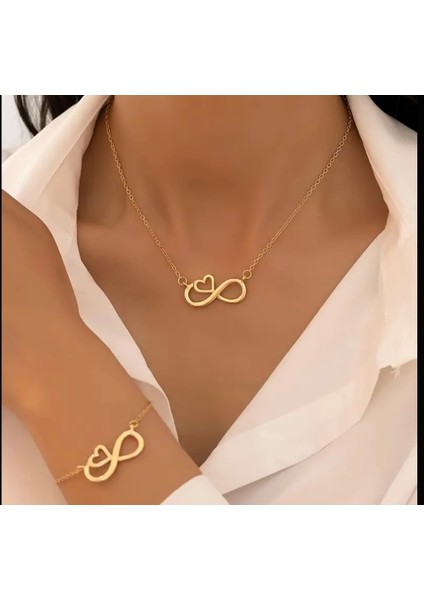 Sonsuz Aşk Kolye-Bileklik Set fiyatları
