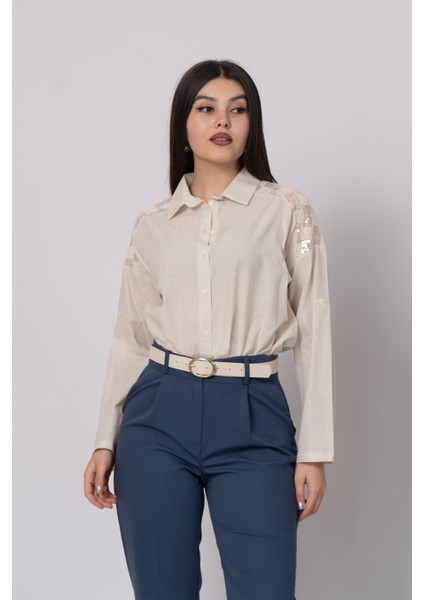 Kemerli Düz Kısa Paça Cepli Pantolon 30224 fiyatları