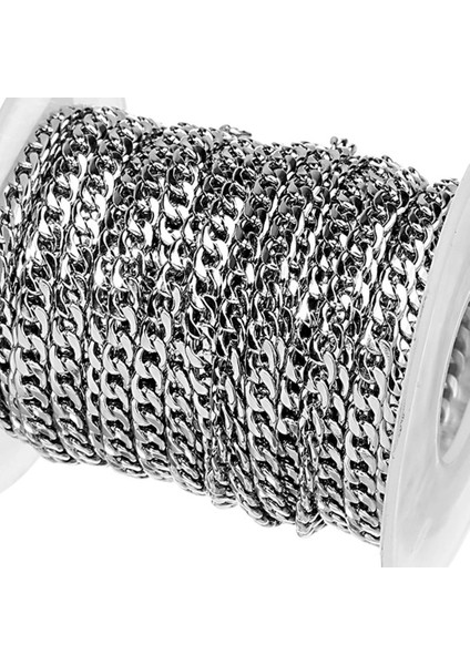 10YARDS/ Paslanmaz Çelik Irım Zincirleri Kolye Takı Için Bağlantı 5mm (Yurt Dışından) fırsatları