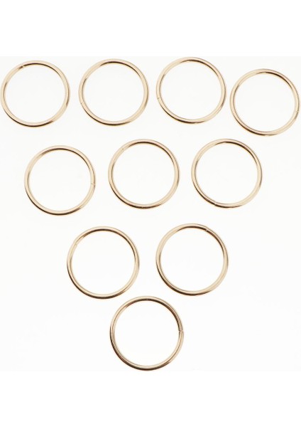10PCS Yuvarlak Metal Atlama Yüzükleri Dıy Altın 35MM Için 35MM I Çember (Yurt Dışından) indirimleri
