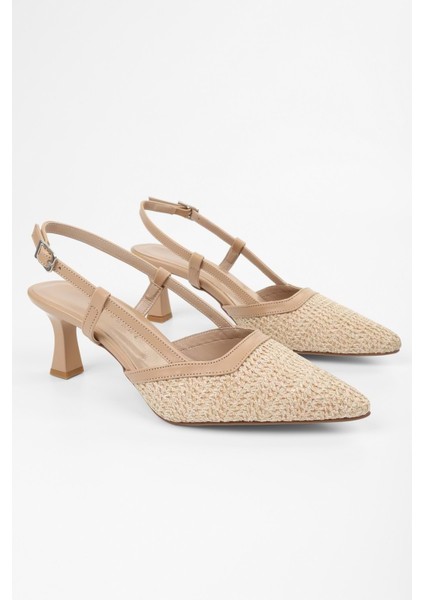 Kadın Ravie Bej Hasır Stiletto modelleri