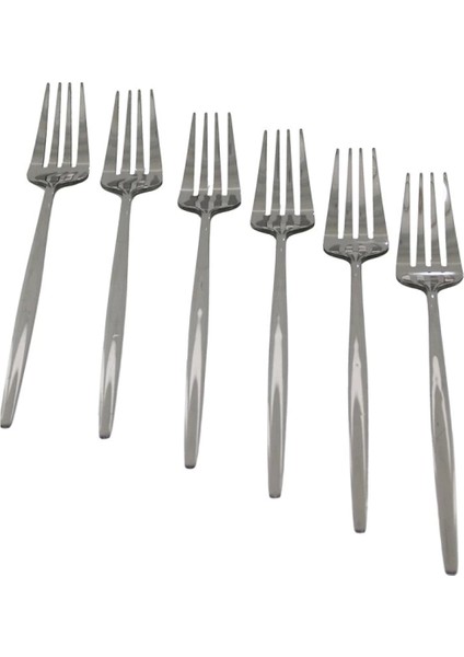 6pcs Metal Yemek Çatal (4887)