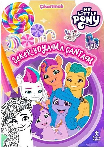 Doğan Çocuk My Little Pony - Şeker Boyama Çantam - Çıkartmalı