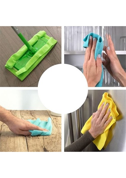 Microfiber Temizlik Bezi 12 Adet Towel Design