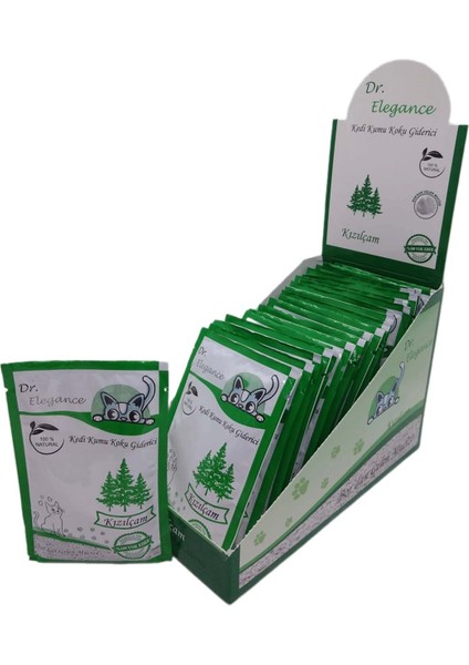 Kedi Kumu Koku Giderici Kızılçam Kokulu 25 gr ( 14 Gün Etkili Bor )