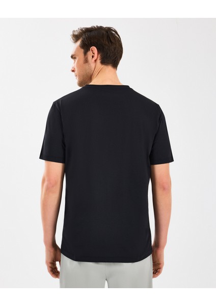 M Sorona Regular T-Shirt Erkek Siyah Tshirt S2510210-001 fırsatları