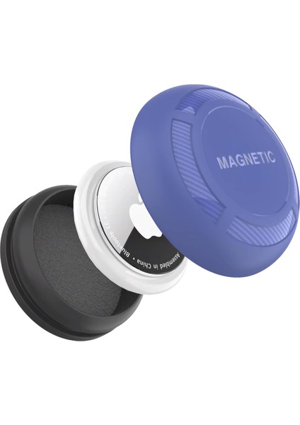 Buff Tagsafe Manyetik Tutucu Airtag Kılıf Blue