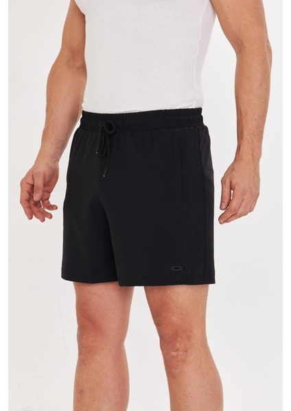 Erkek Stretchfit Içi Astarlı Esnek Sporcu Şortu Siyah 2658-S fırsatları