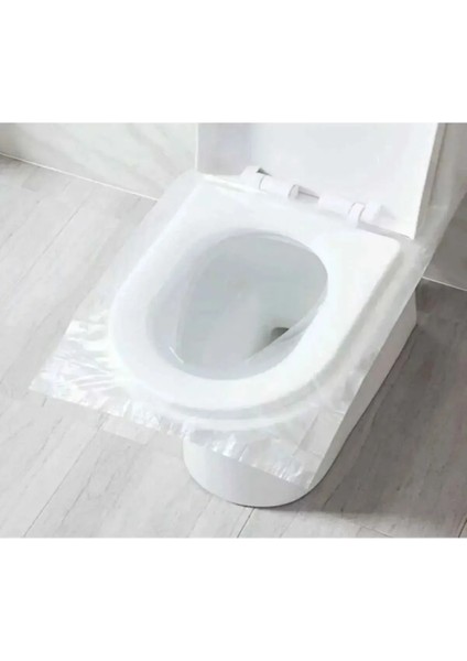 50 Adet Kullan At Klozet Örtüsü Klozet Poşeti Klozet Kapak Örtüsü Dispenseri