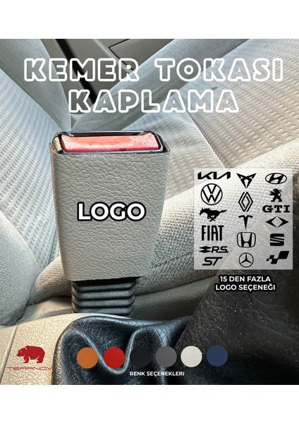 Tearnow Megane Togg Leon Egea Uyumlu Kemer Tokası Kaplama