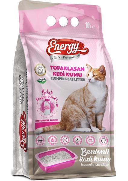 Bentonit Kedi Kumu Pudralı Kokulu 5 Lt - 4 Adet 20 Lt