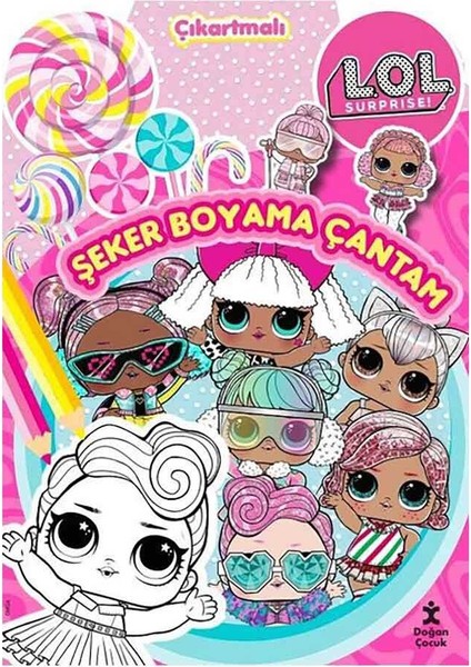 Lol Surprise! Şeker Boyama Çantam - Çıkartmalı