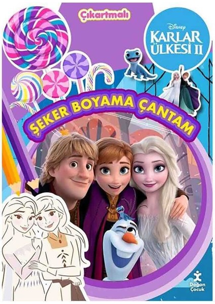 Disney Karlar Ülkesi 2 - Şeker Boyama Çantam - Çıkartmalı