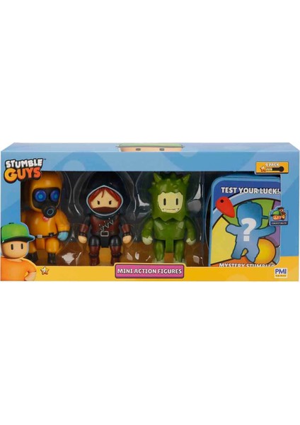 4’lü Mini Aksiyon Figür Seti PMI/SG3204 - Hazmat Nbc - Stabby Kate - Swamp Troll