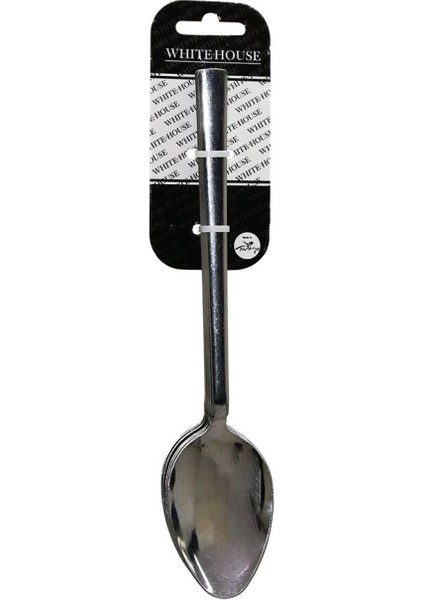 6 Parça Eko Çubuk Sade Metal Yemek Kaşık 2mm (4887)