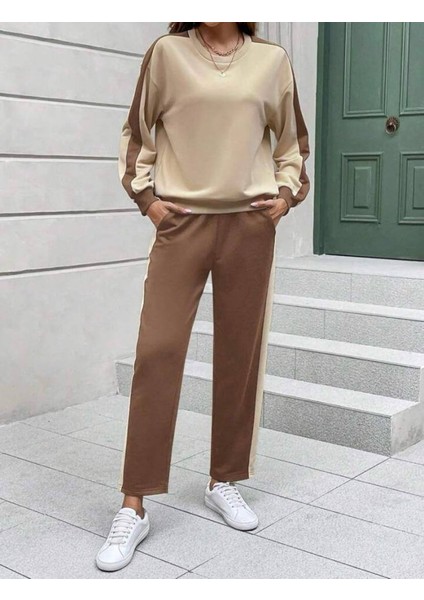 Kadın Iki Iplik Şerit Detaylı Ikili Takım modelleri