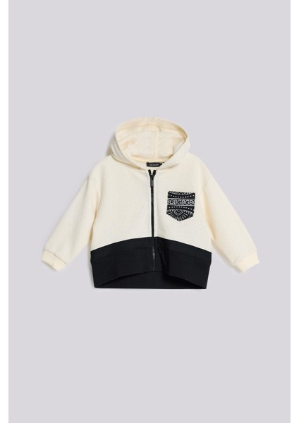 Bg Store Erkek Çocuk Ekru Eşofman Üstü