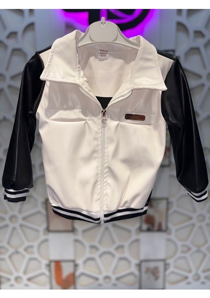 Erkek Çocuk Deri Ceket Body Pantolon Alt Üst Takım Bayramlık 3'lü fırsatları