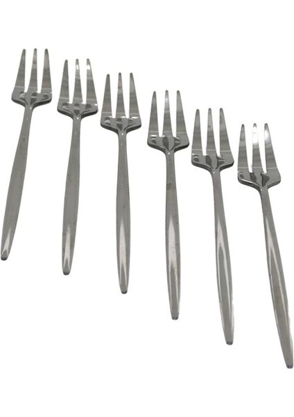 6pcs Metal Tatlı Çatal (4887)