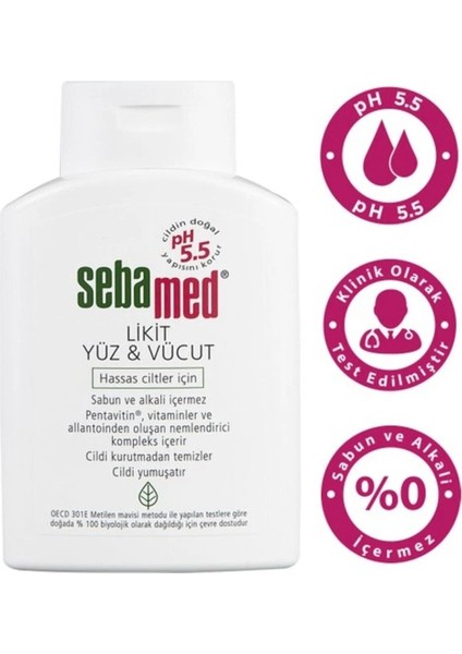 Likit Yüz&vücut Temizleyici 200 ml fiyatları
